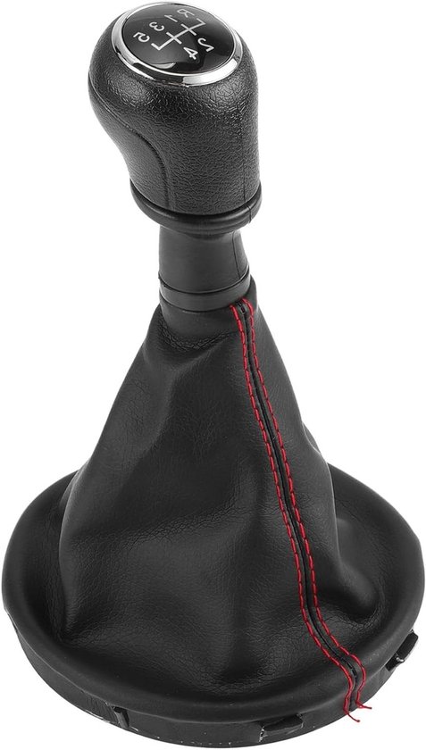 Schakelknop 5 Versnellingen - Pookknop Handbak - Versnellingen Wijzigen - Individuele Pasvorm - 1 stuk - Zwart Rood van Merkloos