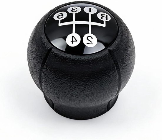 Schakelknop 5 Versnellingen - Pookknop Set - Auto Interieur Upgrade - Ergonomisch Ontwerp - 82.3 Gram - Zwart