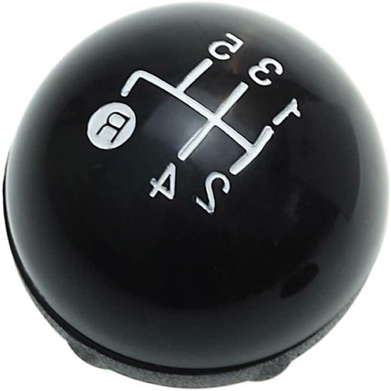 Schakelknop 5 versnellingen - Pookknop zwart - Auto interieur vervangen - Precisie pasvorm - 73 cm hoogte - Zwart