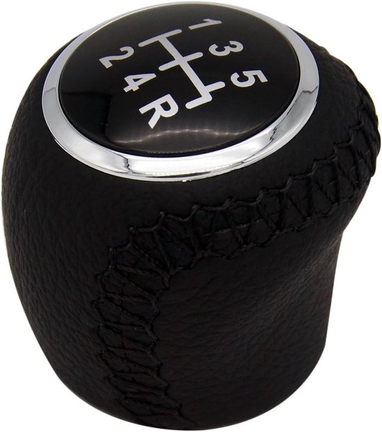 Schakelknop 5 versnellingen voor Grande Punto 2006-2012 Zwart van Merkloos