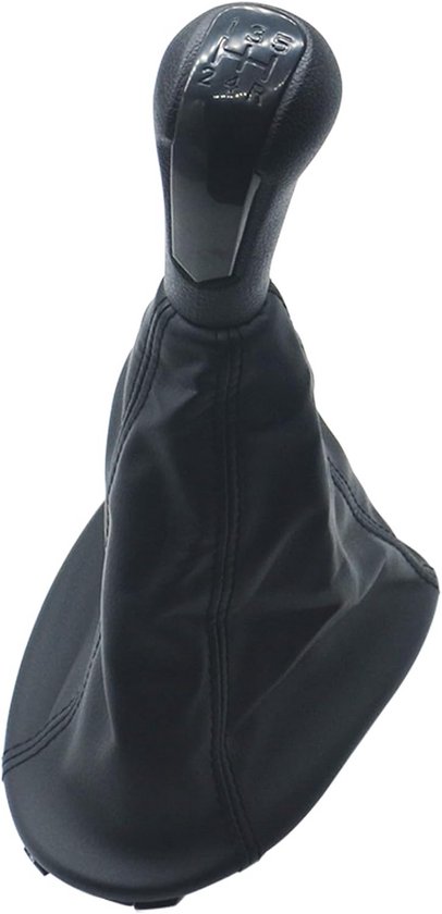 Schakelknop 5 Versnellingen Zwart Glanzend voor Auto van Merkloos