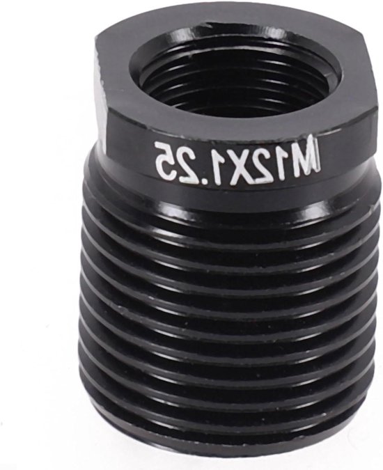 Schakelknop Adapter - Versnellingspook Houder - Auto Interieur Upgrade - Aluminiumlegering Materiaal - M8 tot M14 - Zwart