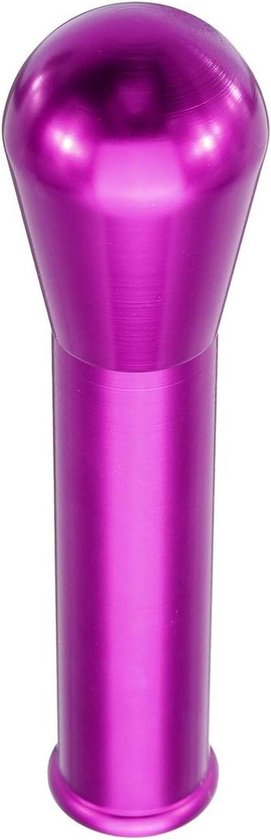 Schakelknop Aluminium - Pookknop Hendel - Auto Versnellen - Gewogen Aluminium - 15 cm - Paars