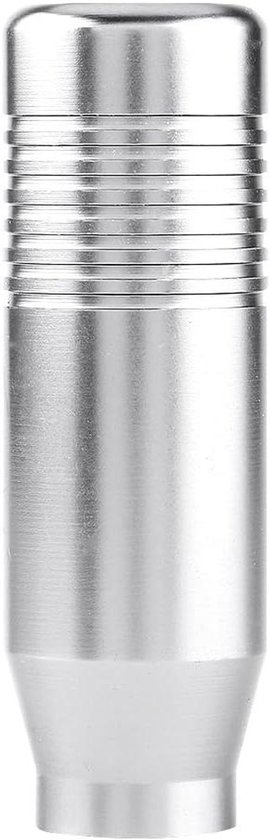 Schakelknop Aluminium - Versnellingspook - Handmatige Schakeling - Universele Pasvorm - 85 cm Hoog - Zilver