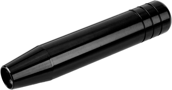 Schakelknop Aluminium - Versnellingspookkop Pookknop - Auto Interieur Upgrade - Verlengde Hendel 18cm - 18 cm - Zwart