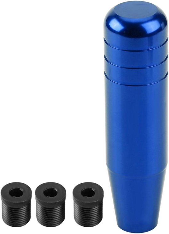 Schakelknop Auto - Hendel Pook - Interieur Upgrade - Aluminiumlegering - 13 cm - Blauw