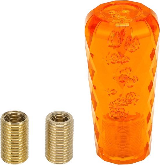 Schakelknop Auto - Pookknop - Rijervaring Verbeteren - Universele Pasvorm - 10cm Lengte - Oranje