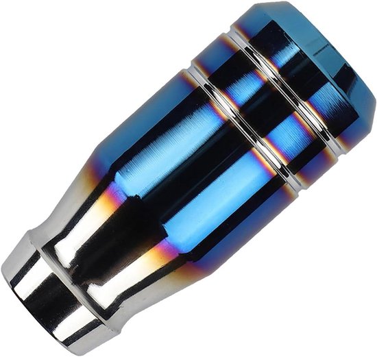 Schakelknop Auto - Pookknop Versnellingspook - Comfortabel Schakelen - Universele Pasvorm - Met Adapters - Geroosterd Blauw