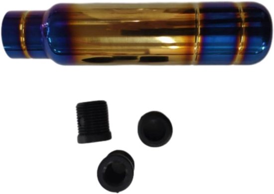 Schakelknop Auto - Versnellingspook Hoofd Pookknop - Handgeschakelde Versnellingsbak - Robuust Aluminium Materiaal - 13 cm - Blauw