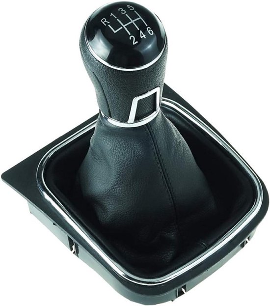 Schakelknop en Manchet Set voor 6 Versnellingen met Frame van Merkloos