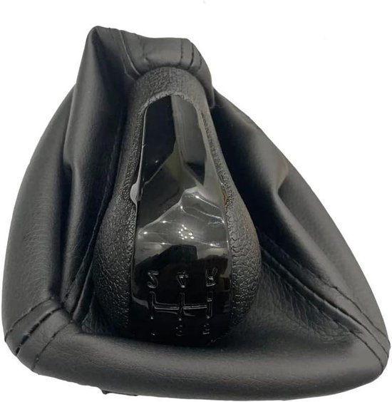 Schakelknop Handbak - Versnellingspook Hoofd - Auto Interieur - Specifiek Model Pasvorm - Zwart
