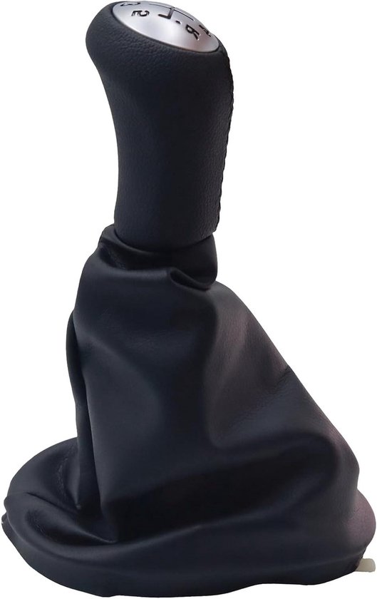 Schakelknop met frame - Versnellingspook - Auto-onderdeel vervangen - 5 versnellingen - 12.5 cm diep - Zwart