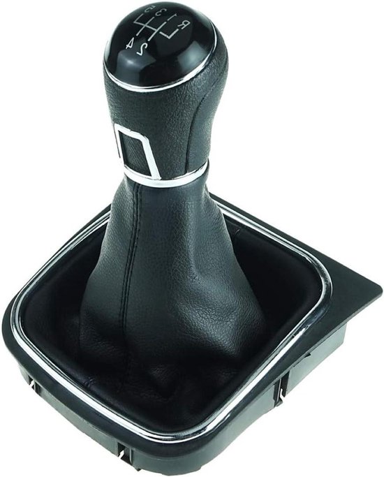 Schakelknop Schakelzak - Schakelmanchet Frame - Auto Interieur Upgraden - 5 Versnellingen - 12 mm Gatdiameter - Zwart van Merkloos