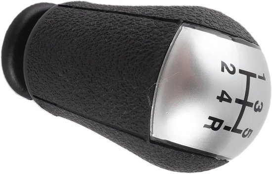 Schakelknop - Versnellingspook - Auto Rijden - 5 Versnellingen - 8.5 cm Hoog - Grijs
