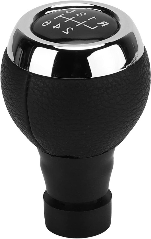 Schakelknop - Versnellingspook Knop - Soepeler Schakelen - 6-Versnellings Indicator - 8.7 x 5.5 cm - Zwart
