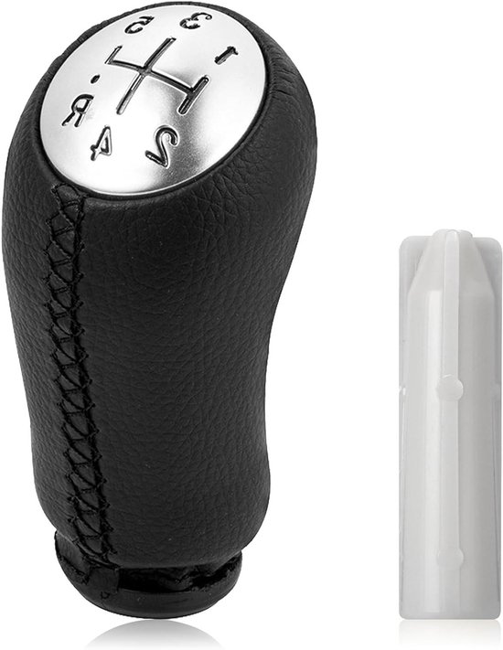 Schakelknop - Versnellingspookknop - Auto Interieur - 5 Versnellingen - 11x5 cm - Zwart van Merkloos