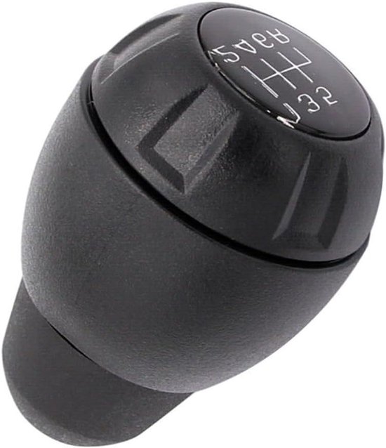 Schakelknop - Versnellingspookknop - Auto Rijden - 6 Versnellingen - 120 Gram - Zwart