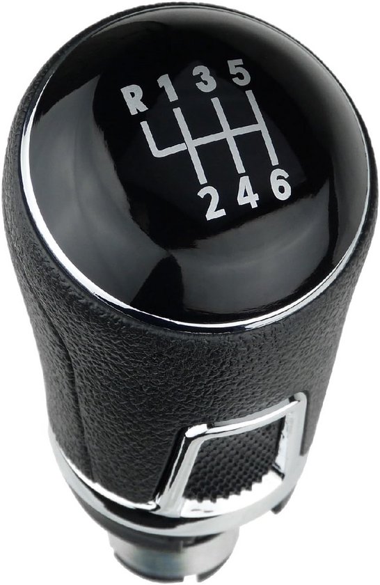 Schakelknop Zwart 6 Versnellingen voor Diverse Modellen - Plug & Play Vervanging van Merkloos