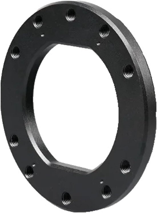 Schakelpaddle Extensie - Adapterplaat Stuurwiel - Sim Racing - CNC Gefreesd - 70mm 6-gaats - Zwart