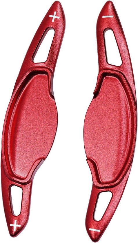 Schakelpeddel Verlenging - Paddles Stuurwiel - Sneller Schakelen - Op Maat Gemaakt - 25L x 5B cm - Rood