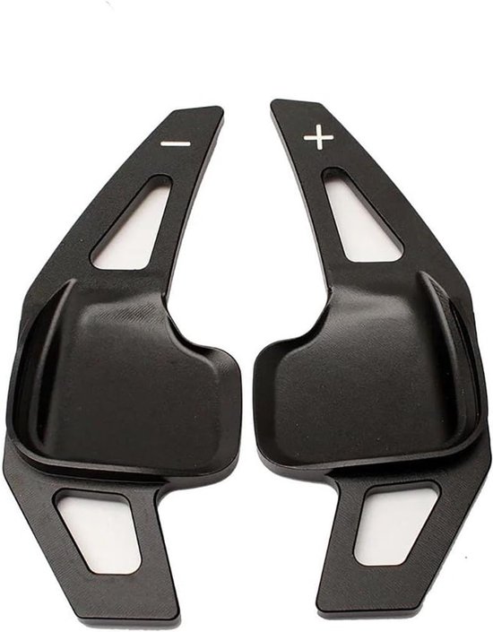 Schakelpeddel Verlenging - Stuurwiel Flippers - Sportief Rijden - Verdikt Versterkt Aluminium - 2 Stuks Set - Zwart