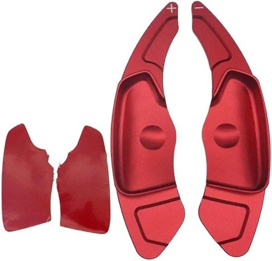 Schakelpeddel Verlenging - Stuurwiel Paddles - Verbeter Rijervaring - Duurzaam Aluminium - 2 Stuks - Rood