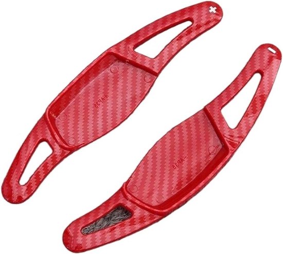 Schakelpeddel Verlenging - Stuurwiel Shifters - Comfortabel Rijden - Hoge Betrouwbaarheid - One Size - Carbon Rood