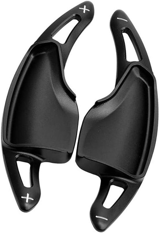 Schakelpeddel Verlengstukken - Stuurwiel Paddles - Sportief Rijden - Aluminium Legering - 2 stuks - Zwart