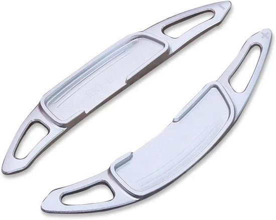 Schakelpeddels Aluminiumlegering - Stuurwiel Extensies - Verbeteren Rijervaring - Zonder Gereedschap Installeren - 10L x 10B mm - Zilver