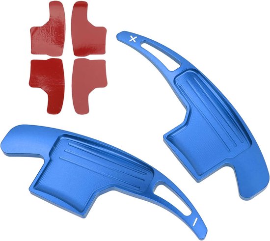 Schakelpeddelverlenging - Stuurwielpeddels - Sportief Rijden - Premium Aluminiumlegering - Directe Vervanging - Blauw