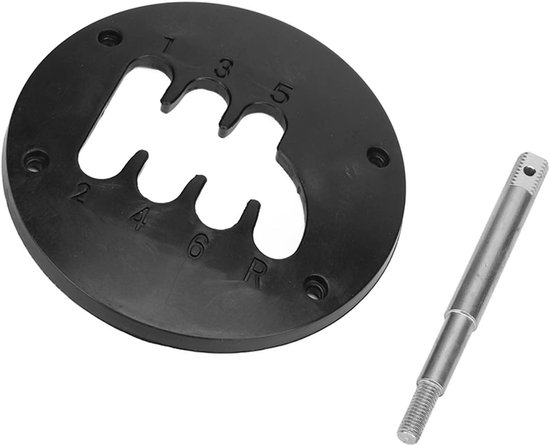 Schakelplaat Mod - Short Throw - Race Games - Gedempt Mechanisme - 95 Mm Hendel - Zwart