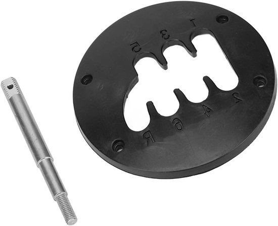 Schakelplaat Modificatie - Short Throw Shifter - Racegames Simulatie - Schimmel Demping - 95 mm Hendel - Zwart