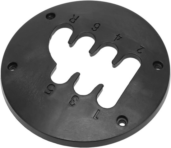 Schakelplaat Upgrade - Versnellingsbak Modificatie - Race Simulatie - Verbeterd Loopgevoel - 14 x 10 x 10 cm - Zwart