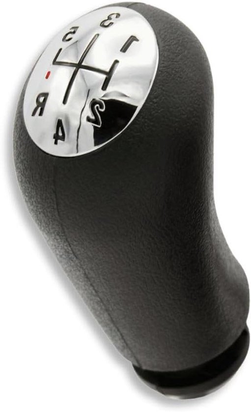 Schakelpook 5 versnellingen - Versnellingspookknop - Auto Interieur Upgrade - Gegraveerde versnellingscijfers - 11x5 cm - Zwart van Merkloos