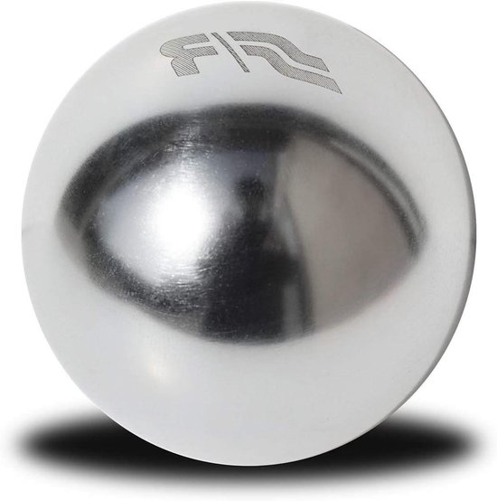 Schakelpook Knop - Pookknop Globe - Auto Interieur Personaliseren - Gesatineerd Aluminium - 52 mm Diameter - Aluminium