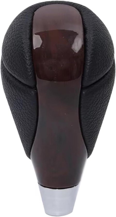 Schakelpook Knop - Versnellingspook Handbal - Auto Interieur Styling - Ergonomische Grip - 1 Stuk - Zwart Houtgraan