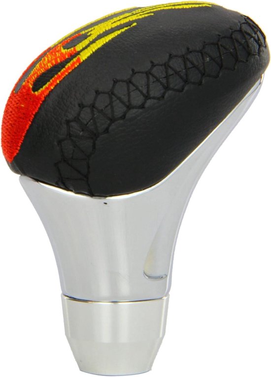 Schakelpook Knop - Versnellingspook Handvat - Auto Interieur Tuning - Vlammen Design - 155 cm - Zwart