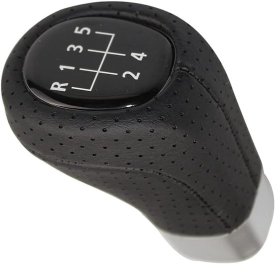 Schakelpook Knop - Versnellingspook Hendel - Auto Interieur - 5 Versnellingen - Zwart van Merkloos