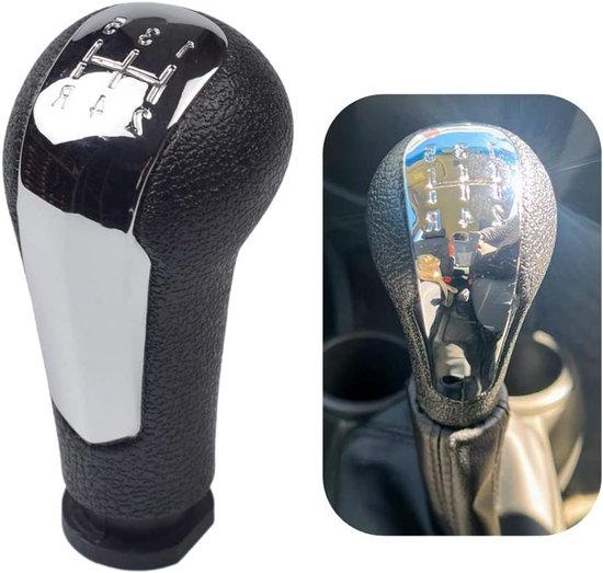 Schakelpook Knop - Versnellingspook Hoofd - Auto Interieur - Directe Vervanging - Chroom