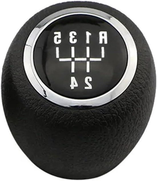 Schakelpook Knop - Versnellingspook Hoofd - Auto Interieur Upgrade - Premium Materiaal - 5 Snelheid - Zwart