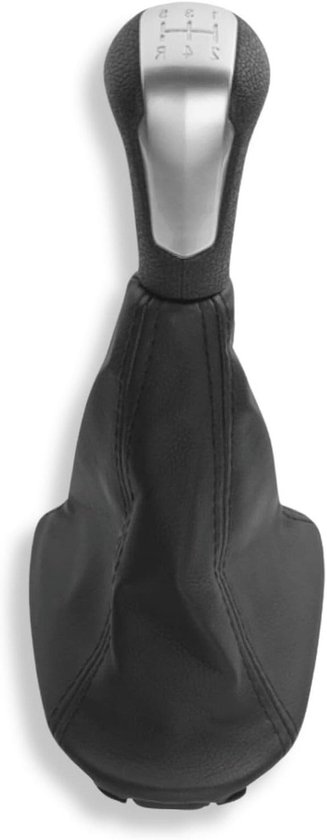 Schakelpook Set - Handmatige Versnellingspook - Auto Interieur Upgrade - 5 Versnellingen Achteruit - 30cm Hoogte - Zilver van Merkloos