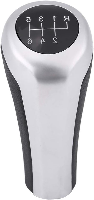 Schakelpookknop 6 versnellingen - Versnellingspookhoes Pookknop - Auto Interieur Upgrade - Ergonomisch Design - 10 cm - Zwart