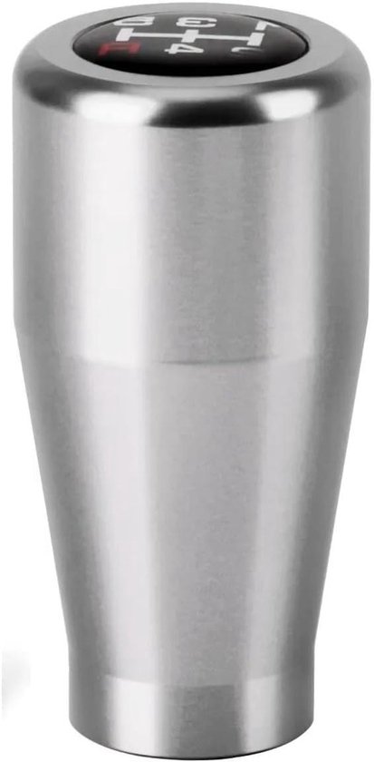 Schakelpookknop Aluminium - Versnellingspook - Comfortabel Rijden - Universele Pasvorm - 5 Versnellingen - Zilver