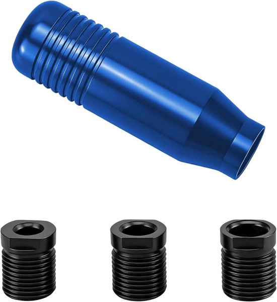 Schakelpookknop Auto - Schakelhendel Handgreep - Interieur Verbeteren - Aluminiumlegering - 8.5 cm - Blauw van Merkloos