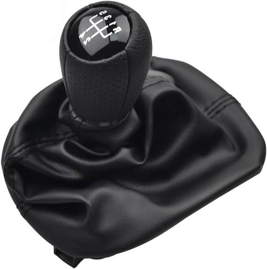 Schakelpookknop - Handbal Pook - Soepel Schakelen - Ergonomische Kromming - 6 Snelheden - Zwart
