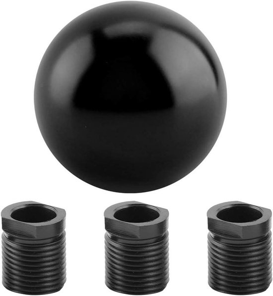 Schakelpookknop - Handmatige Pook - Auto Interieur - Universele Pasvorm Adapters - 60 Gram - Zwart