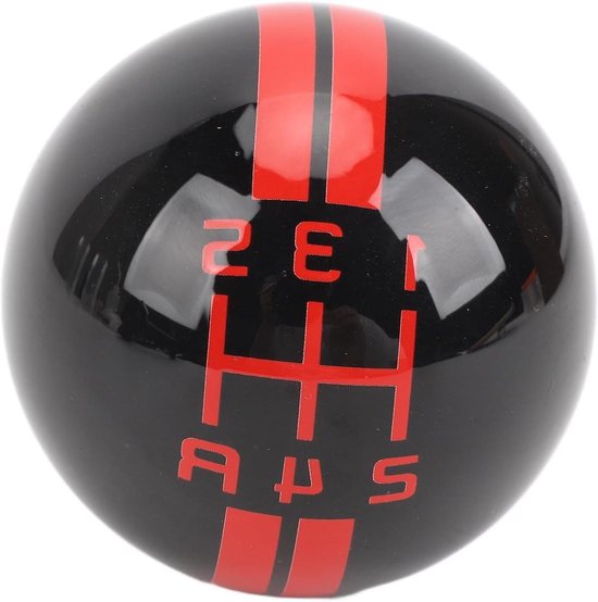 Schakelpookknop - Handmatige Schakelknop - Soepel Schakelen - Met 3 Adapters - 57 mm Hoog - Zwart Rood van Merkloos