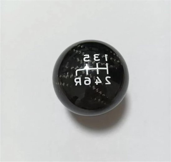 Schakelpookknop Koolstofvezel - Versnellingspook Handgeschakeld - Verbeteren Schakelervaring - Zware Interne Legeringen - 10x10 mm - Zwart