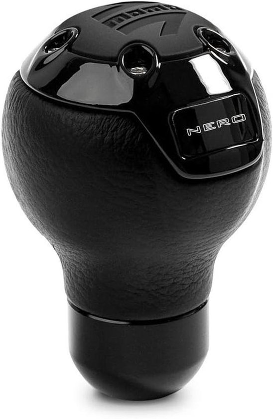 Schakelpookknop - Pookknop Aluminium - Auto Interieur - Precisie Gefreesd - 10 cm - Zwart