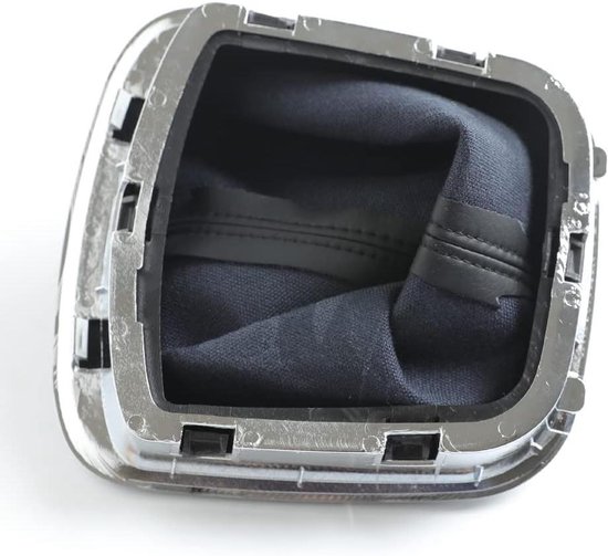 Schakelpookknop Set - Pookhoes Ring - Auto Interieur - Complete Vervanging - 5 Versnellingen - Zwart van Merkloos